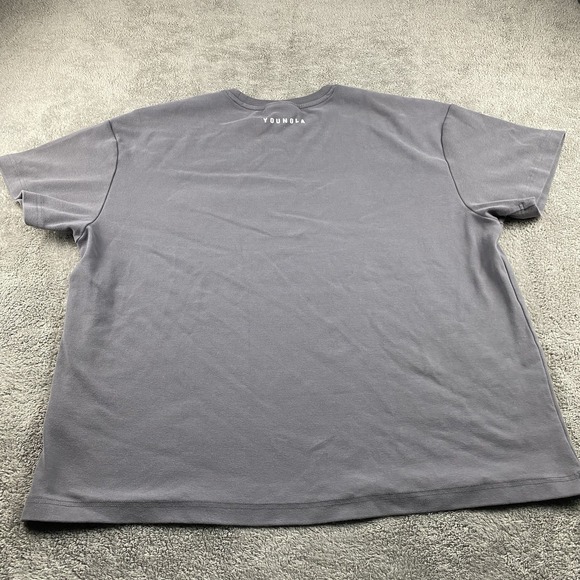 YoungLA T-shirt Mens Large Gray Short Sleeve - Picture 9 of 12